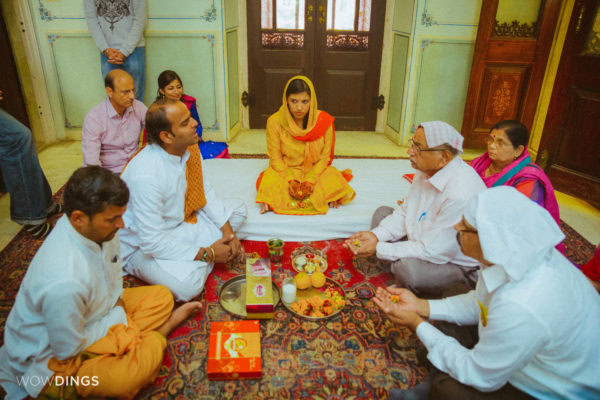 destination wedding photography by wowdings at chomu palace, jaipur