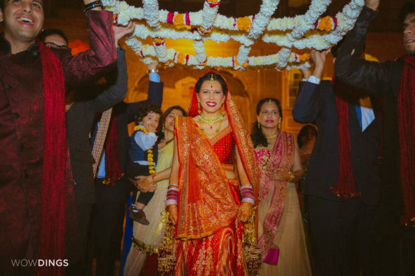 destination wedding photography by wowdings at chomu palace, jaipur