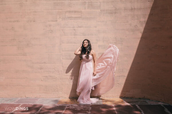 bride in a Pre wedding photoshoot