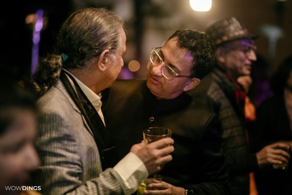 Dr Saif Mahmood poet and author at a muslim wedding event in delhi