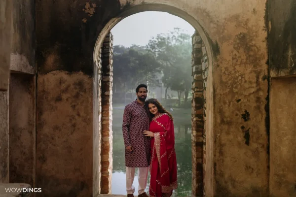 Pre-wedding photography of muslim couple in delhi