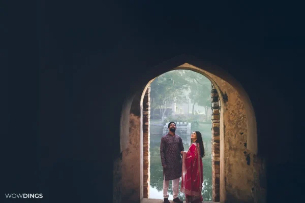 Pre-wedding photography of muslim couple in delhi