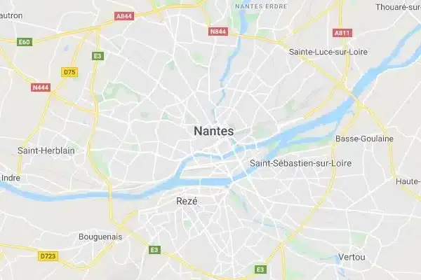 Carte de Nantes maps carte agence design