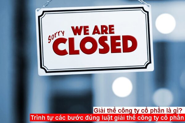 Thủ tục giải thể công ty cổ phần