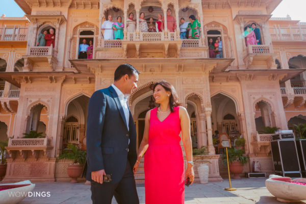 destination wedding photography by wowdings at chomu palace, jaipur