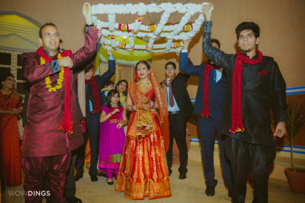 destination wedding photography by wowdings at chomu palace, jaipur