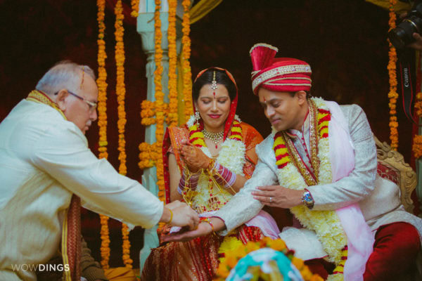 destination wedding photography by wowdings at chomu palace, jaipur