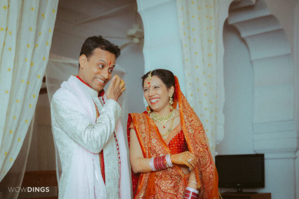 destination wedding photography by wowdings at chomu palace, jaipur