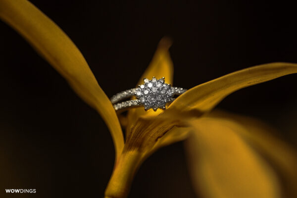 beautiful diamond ring at a muslim wedding in delhi
