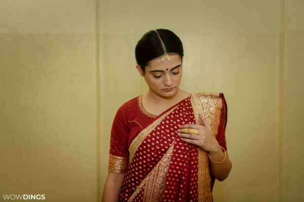 photo of a bengali bride