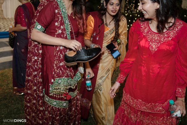 joota chupai at Muslim Wedding in Delhi