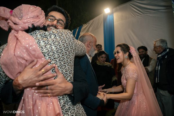 Actor Rudraksh Thakur at Actress Sarah Hashmi Delhi Wedding