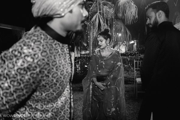 candid shots of guests at a muslim nikah ceremony in delhi