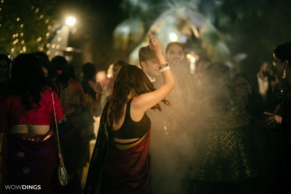 Sarah Hashmi posh wedding Sangeet/ Cocktail Event in Delhi at a farm house