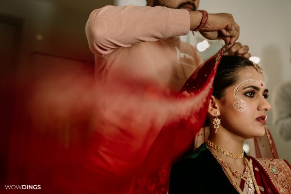 Bridal makeup, Cross culture wedding photography in kolkata by wowdings
