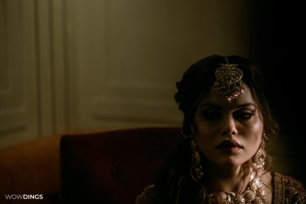 muslim bride in wedding day