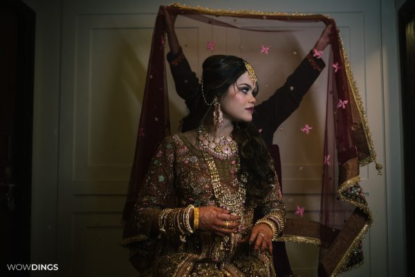 a beautiful muslim bride