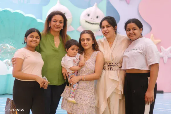 Delhi birthday party in daylight