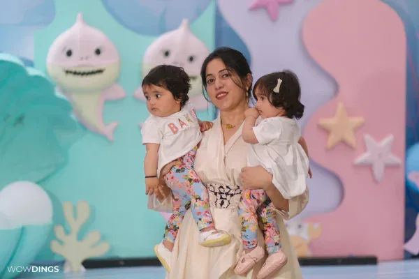 Delhi birthday party in daylight