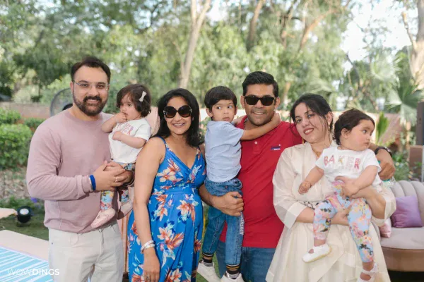 Delhi birthday party in daylight