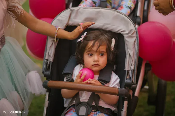 Delhi birthday party in daylight