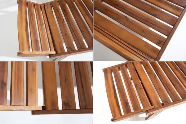 Záhradná sklápacia lavica Modular 68 x 152-190 cm »