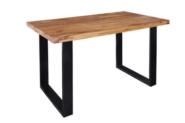Jedálenský stôl Iron Craft 120cm sheesham 45mm