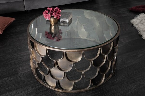 Konferenčný stolík Abstract Fischschuppen Design 70cm