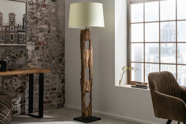 Stojanová lampa Barracuda 177 cm biela