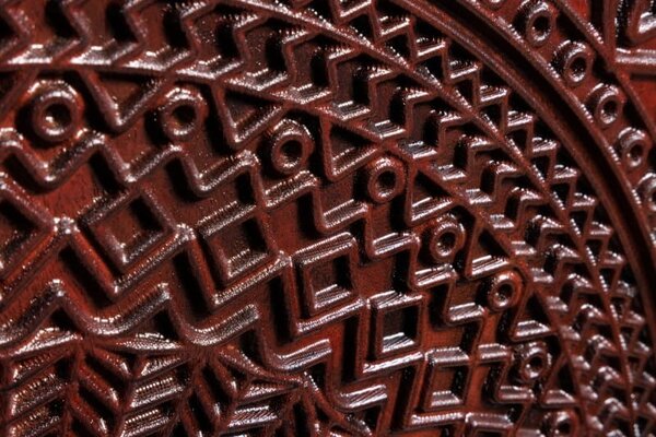 Barschrank Mandala 140cm čierna Mango