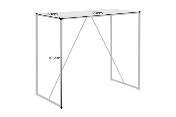 Barová stolička Slim Line 120cm Esche čierna