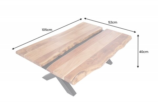 Konferenčný stolík Amazonas 100cm agát 38mm