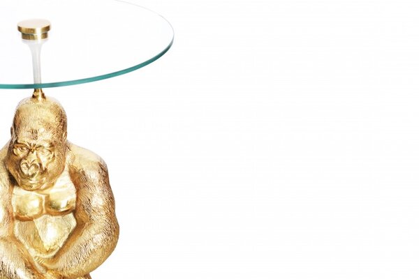 Konferenčný stolík Kong 45cm zlatá