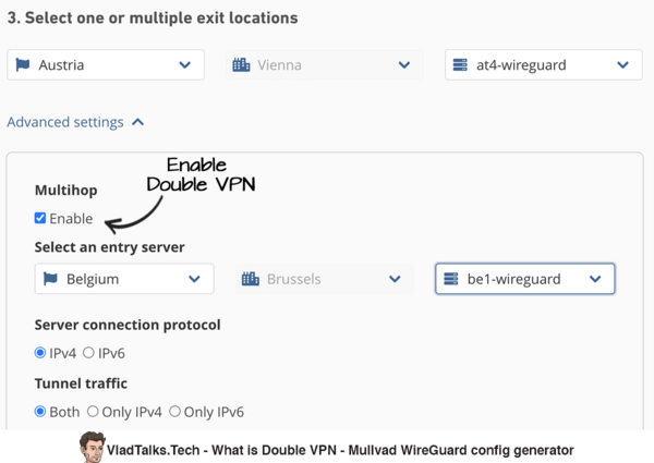 What is Double VPN - Mullvad multihop