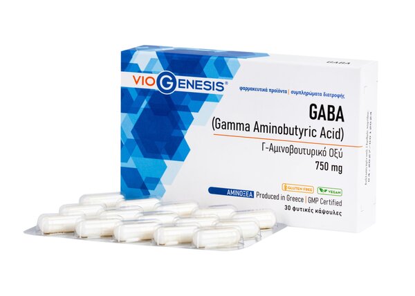 Viogenesis Gaba 750 mg 30 Caps - Image 2