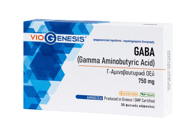 Viogenesis Gaba 750 mg 30 Caps