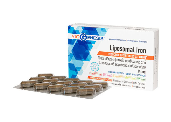 Viogenesis Liposomal Iron 14 mg 30 caps - Image 2