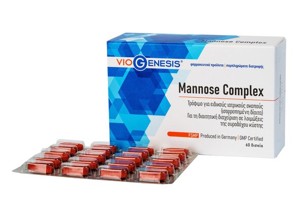 Viogenesis Mannose Complex 60 Tabs - Image 2