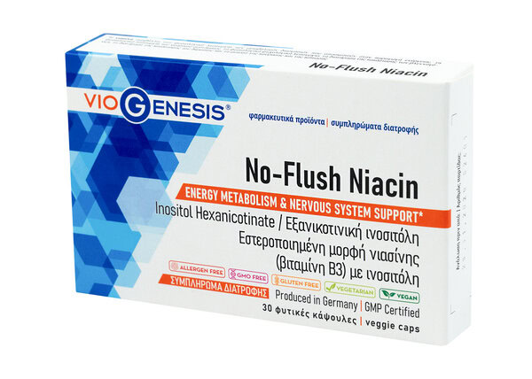 Viogenesis No-Flush Niacin 30 caps