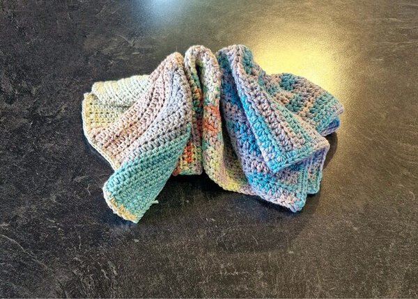 Handmade face cloths - selection of colours handmade in New Zealand by Fatglow