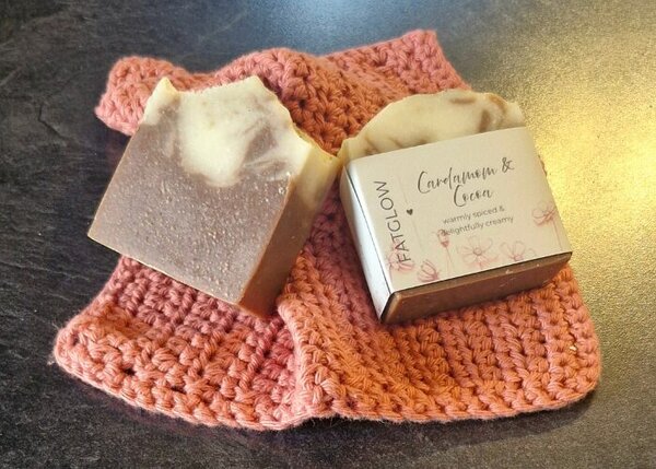Tallow Soap - Cardamom & Cocoa handmade in New Zealand by Fatglow