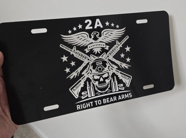 2nd Amendment Logo Novelty Plate