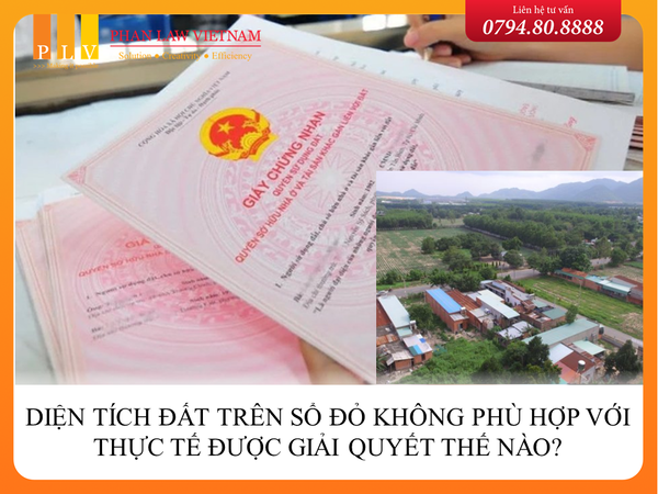 Trường hợp diện tích đất trên sổ đỏ không phù hợp với thực tế giải quyết thế nào?