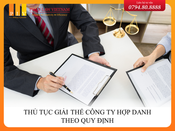 Thủ tục giải thể công ty hợp danh theo quy định pháp luật