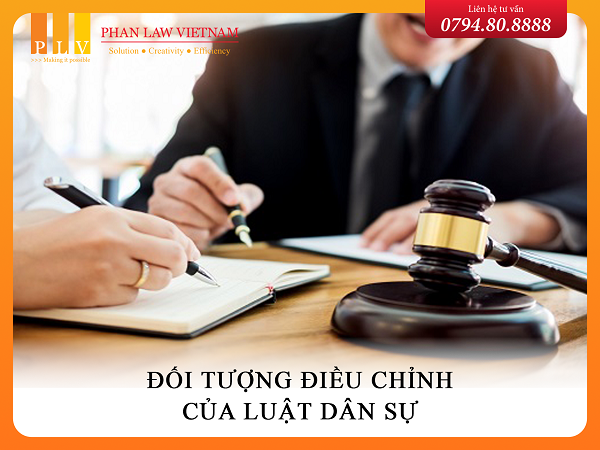 Đối tượng điều chỉnh của Luật dân sự.