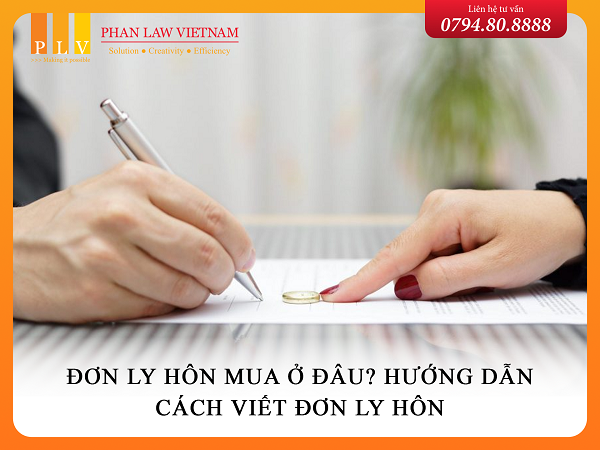 Đơn ly hôn mua ở đâu?