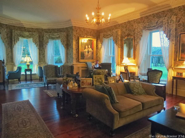 Ballyseede Castle Hotel, Tralee Co Kerry, Ireland 2 One of the 2 main sitting rooms. I was going back and forth, they were both so lovely.