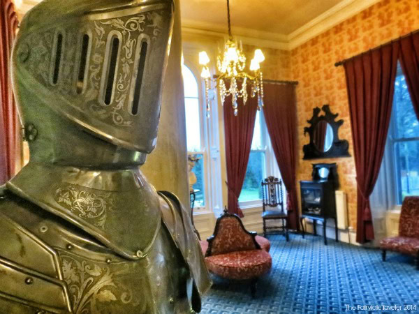 Ballyseede Castle Hotel, Tralee Co Kerry, Ireland 5 The second floor sitting area. I totally have a thing for shining armor. It's antique pieces like these that really make you feel like you're back in time but with all the modern conveniences you need. Way cool.