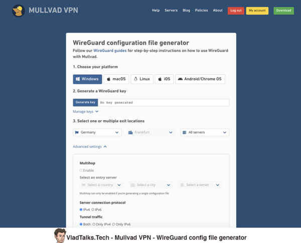 What is WireGuard and why it may be your new VPN friend 18 WireGuard config file generator - Mullvad VPN