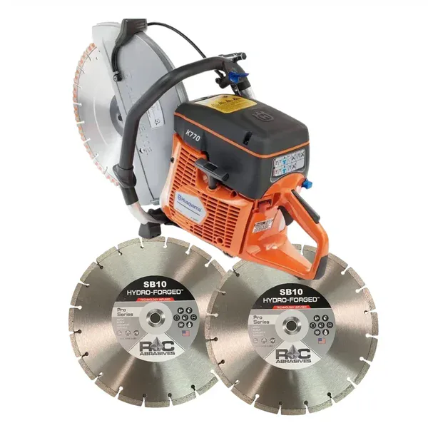 K770 14" POWER CUTTER with extra 2 blades showcase